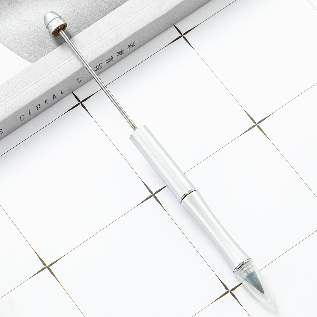 Wholesale Metal DIY Beadable Eternity Pencil Without Eraser